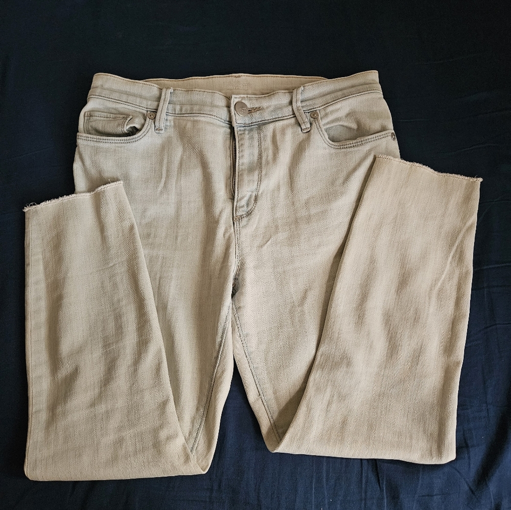Light crop jeans